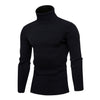 New Arrival Men's Warm Turtleneck Sweater hombre Fashion Solid Knitted Mens Sweaters Casual Slim Pullover Male Double Collar Top