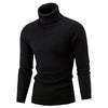 New Arrival Men's Warm Turtleneck Sweater hombre Fashion Solid Knitted Mens Sweaters Casual Slim Pullover Male Double Collar Top