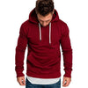 2019 Sweater Men Solid Pullovers New Fashion Men Casual Hooded Sweater Autumn Winter Warm Femme Men Clothes Slim Fit Jumpers
