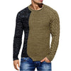 Cysincos Men Sweater 2019 Autumn Winter Casual V-neck Solid Thin Loose Sweater Male Long Sleeve Tracksuit  Knitted Top Plus Size