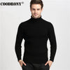 COODRONY Winter Thick Warm Cashmere Sweater Men Turtleneck Mens Sweaters Slim Fit Pullover Men Classic Wool Knitwear Pull Homme