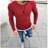 Men's Sexy Skinny Sweater 2018 Autumn Solid Knitted Pullover thin sweaters O-Neck Slim Fit Sweater Pullovers Plus Size S-5XL