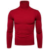 FAVOCENT Winter Warm Turtleneck Sweater Men Fashion Solid Knitted Mens Sweaters 2018 Casual Male Double Collar Slim Fit Pullover